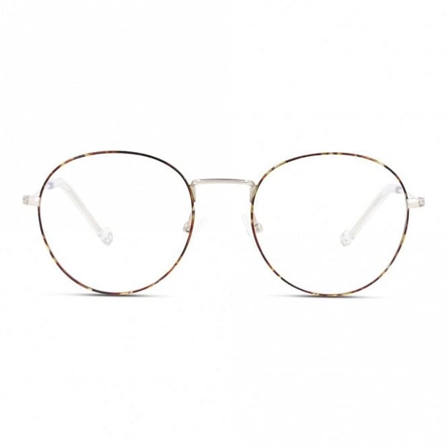 Full Rim Stainless steel Round Brown Medium Unofficial UNOM0065 Eyeglasses