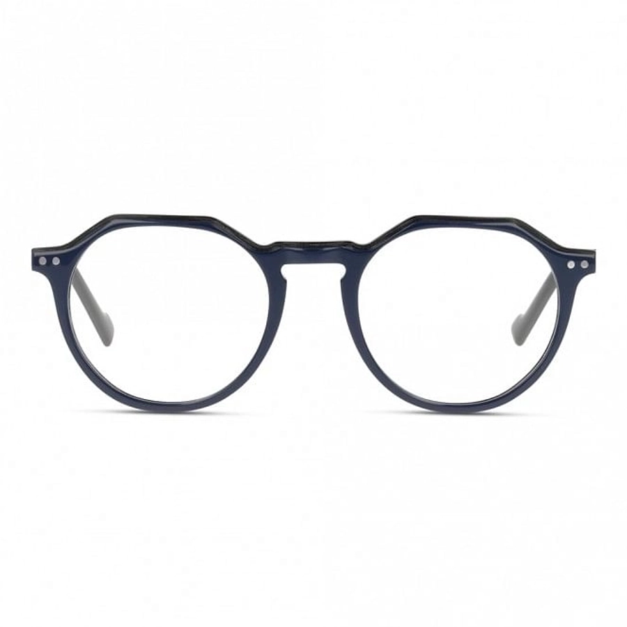 Full Rim Acetate Round Blue Male Small Miki Ninn MNOT0012 Eyeglasses
