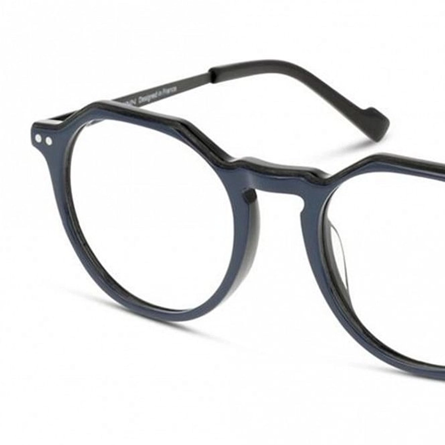 Full Rim Acetate Round Blue Male Small Miki Ninn MNOT0012 Eyeglasses