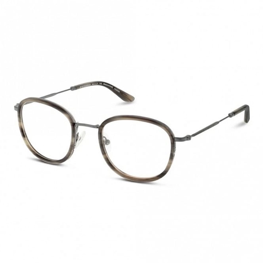 Full Rim Stainless steel Round Grey Male Medium Heritage HEHM02 Eyeglasses