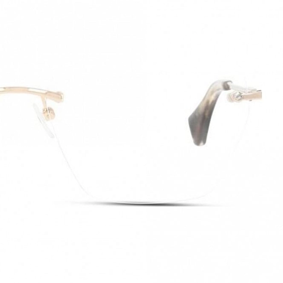 Rimless Nickel Silver Cat Eye Gold Large Sensaya SYJF51 Eyeglasses