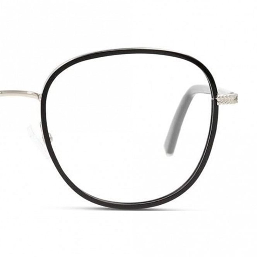 Full Rim Stainless steel Square Black Female Medium Heritage HEOF0013 Eyeglasses
