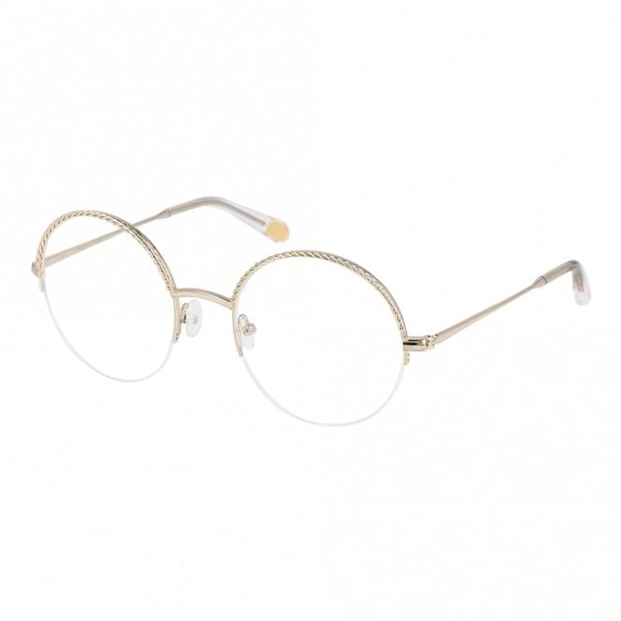 Half Rim Stainless steel Round Gold Female Medium Sensaya SYOF0001 Eyeglasses