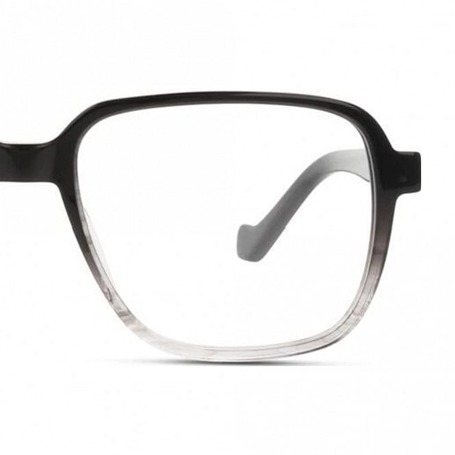 Full Rim Acetate Rectangle Black Male Medium Unofficial UNOM0236 Eyeglasses