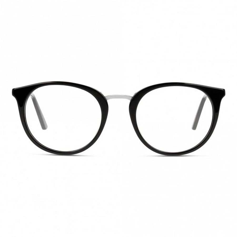 Full Rim Acetate Round Black Female Medium DbyD DBOF5023 Eyeglasses