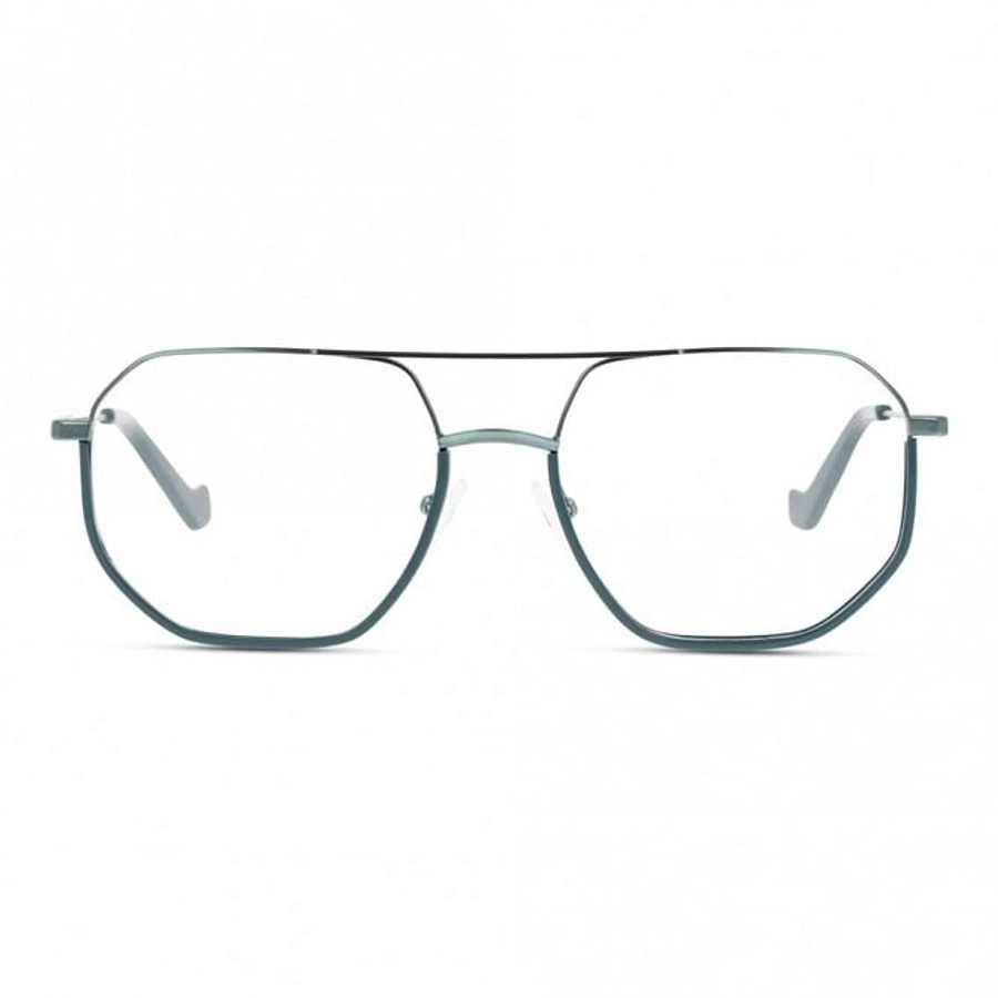 Full Rim Stainless steel Aviator Green Male Medium Unofficial UNOM0245 Eyeglasses