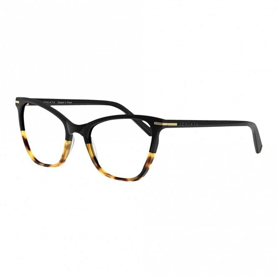 Full Rim Acetate Cat Eye Brown Female Medium Sensaya SYOF0016 Eyeglasses