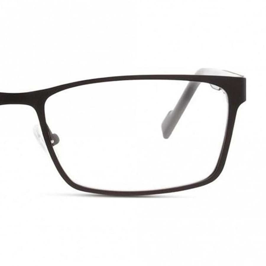 Full Rim Stainless steel Rectangle Black Male Large Miki Ninn MNOM0008 Eyeglasses