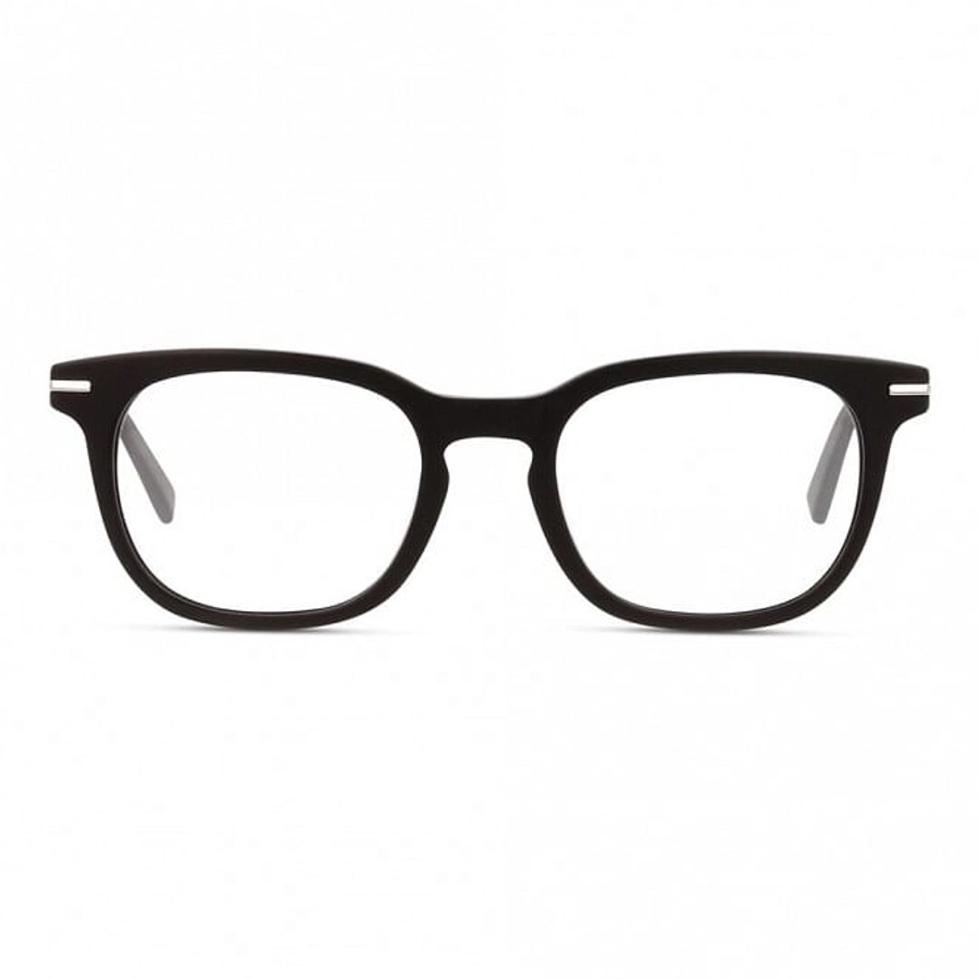 Full Rim Acetate Square Black Male Medium Sensaya SYOM0003 Eyeglasses
