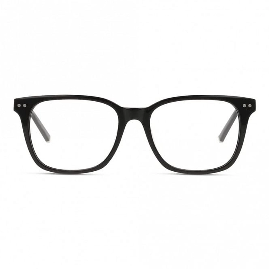 Full Rim Acetate Square Black Male Medium Heritage HEOM5032 Eyeglasses