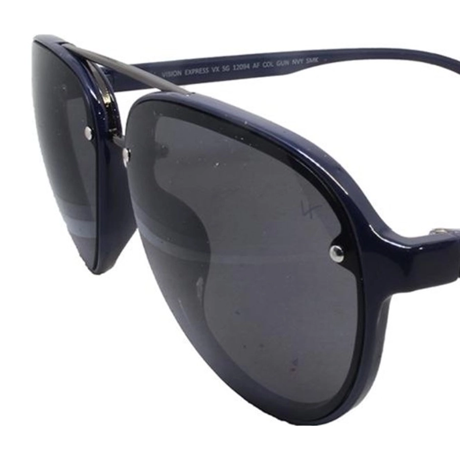 Grey Gun Metal Aviator Sunglasses 12094