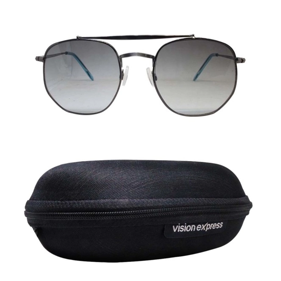 Grey Gun Metal Square Sunglasses 21822