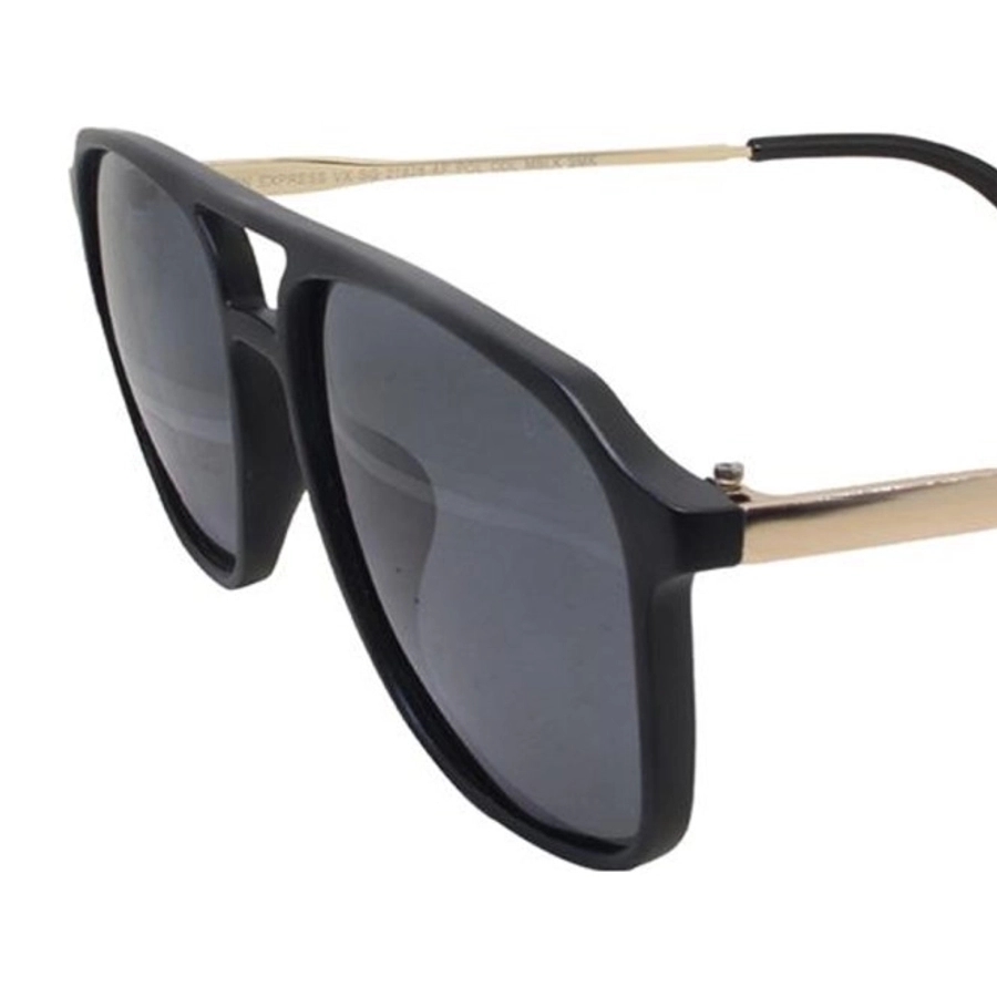 Grey Black Square Sunglasses 21826P