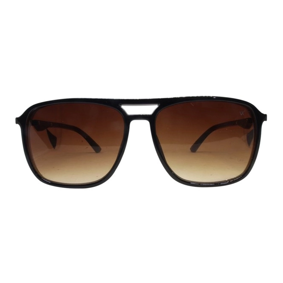 Brown Gradient Black Square Sunglasses 21828