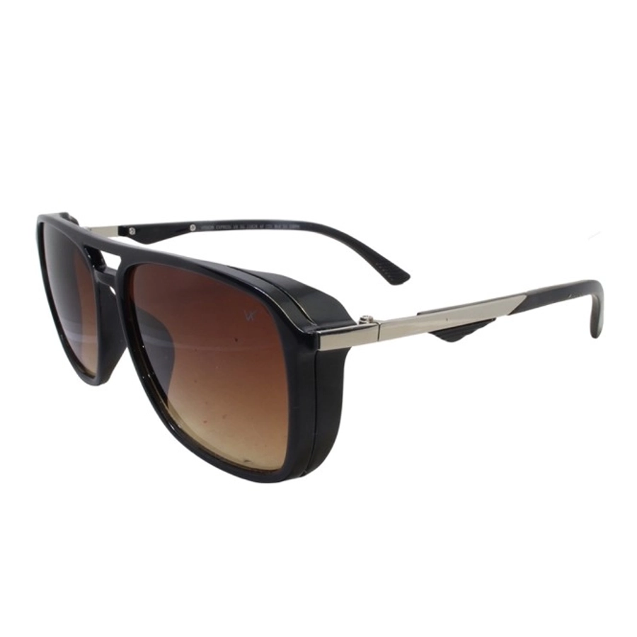 Brown Gradient Black Square Sunglasses 21828