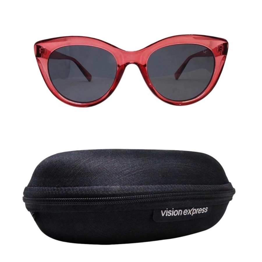 Grey Plum Cat Eye Sunglasses 41420