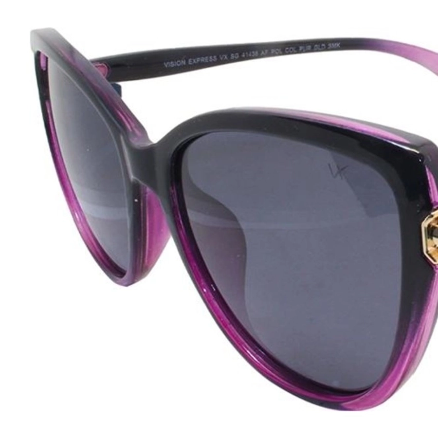 Grey Purple Square Sunglasses 41436P