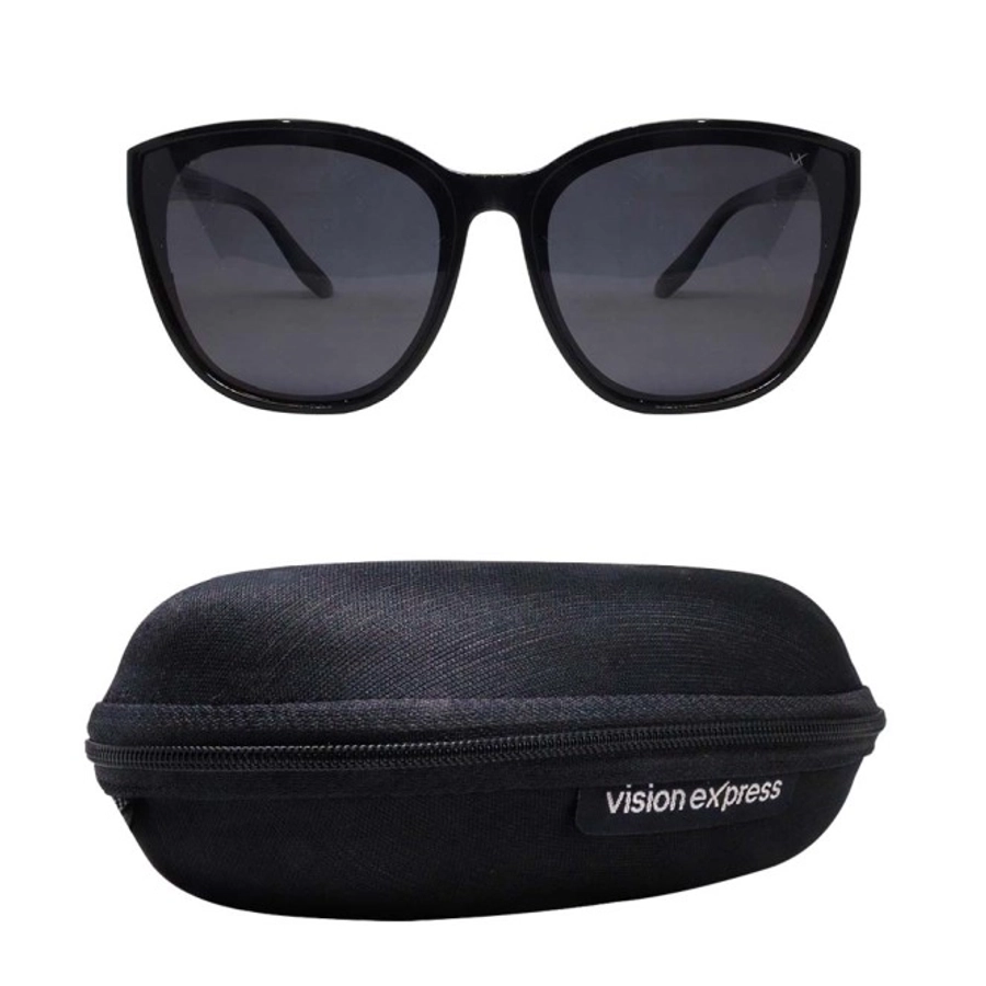 Grey Black Cat Eye Sunglasses 41443P