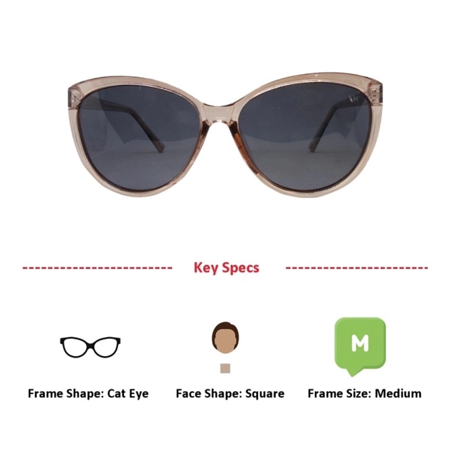 Brown Cat Eye Sunglasses 41444P