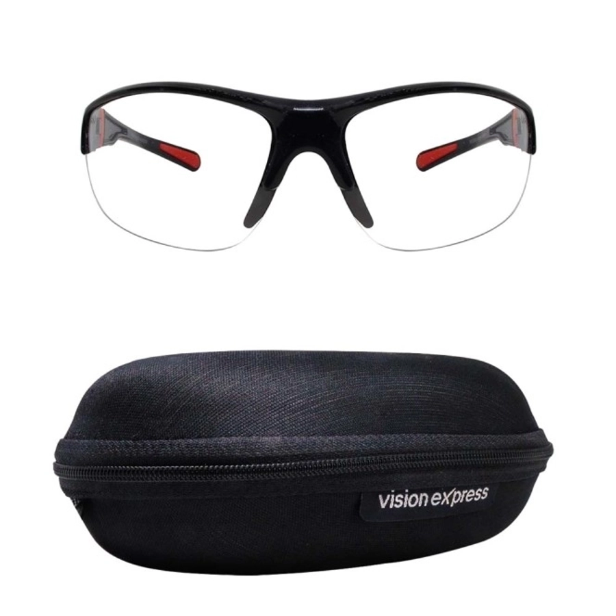 Demo Black Rectangle Sunglasses 81200