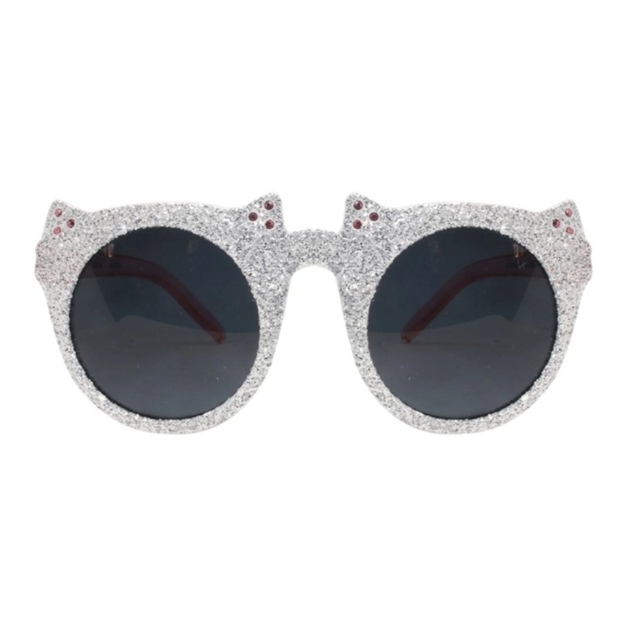 Pink Silver Round Sunglasses 51200