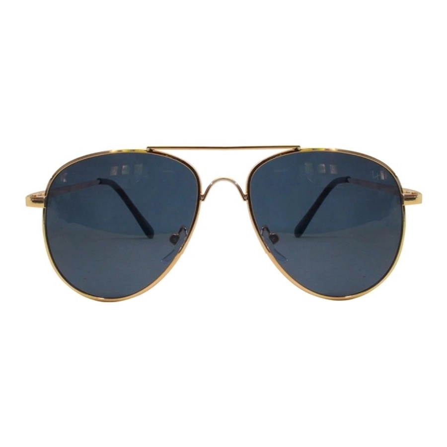 Grey Gold Aviator Sunglasses 51202