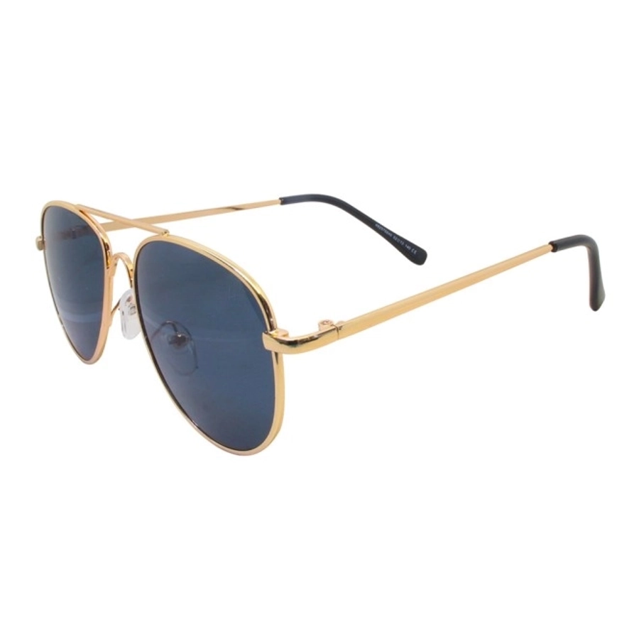 Grey Gold Aviator Sunglasses 51202