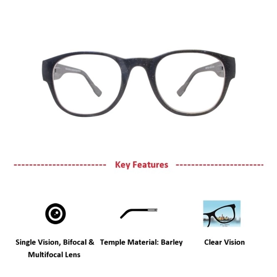 Full Rim Square Black Small 29676AF Eyeglasses