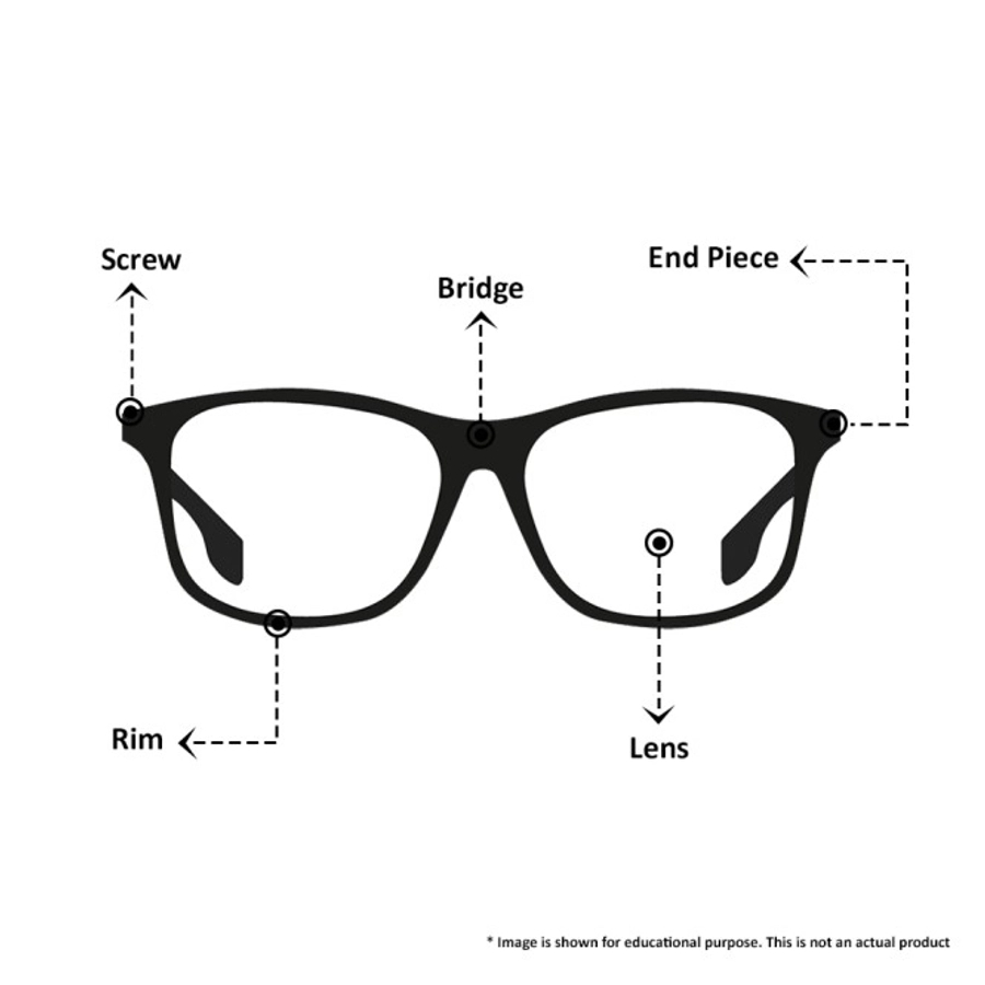 Full Rim Square Beige Small 29676AF Eyeglasses