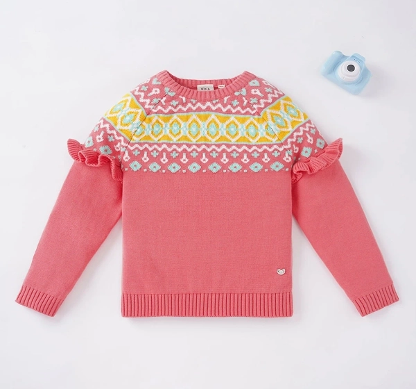 Girls Neck Sweater