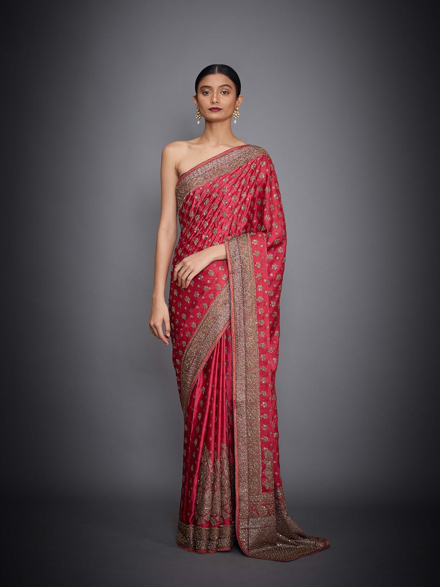 sari Saroj Sarees Imperial Gold Vol 1 Partywear Heavy Organza