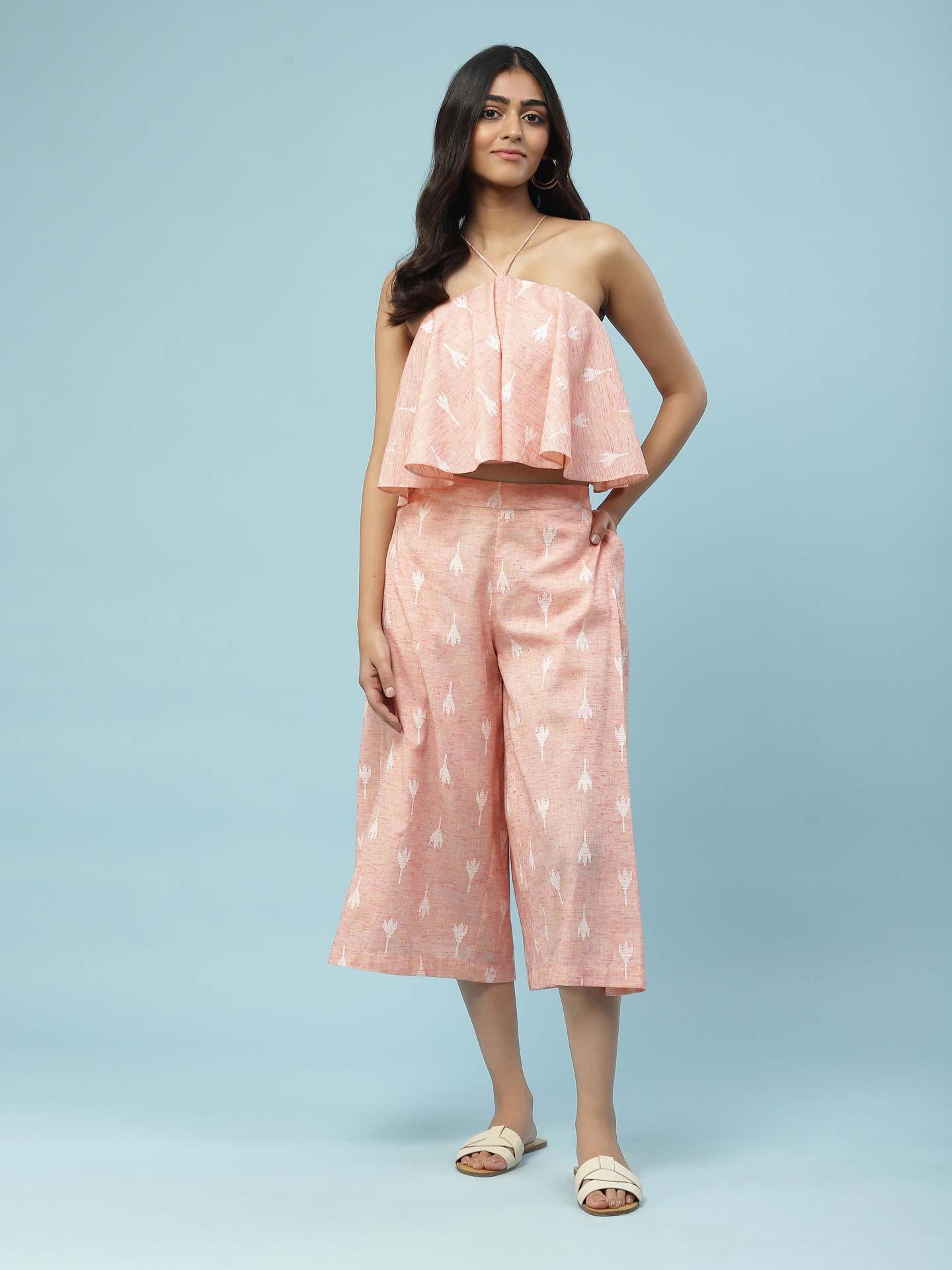 Peach Prarambh Co-Ord Set
