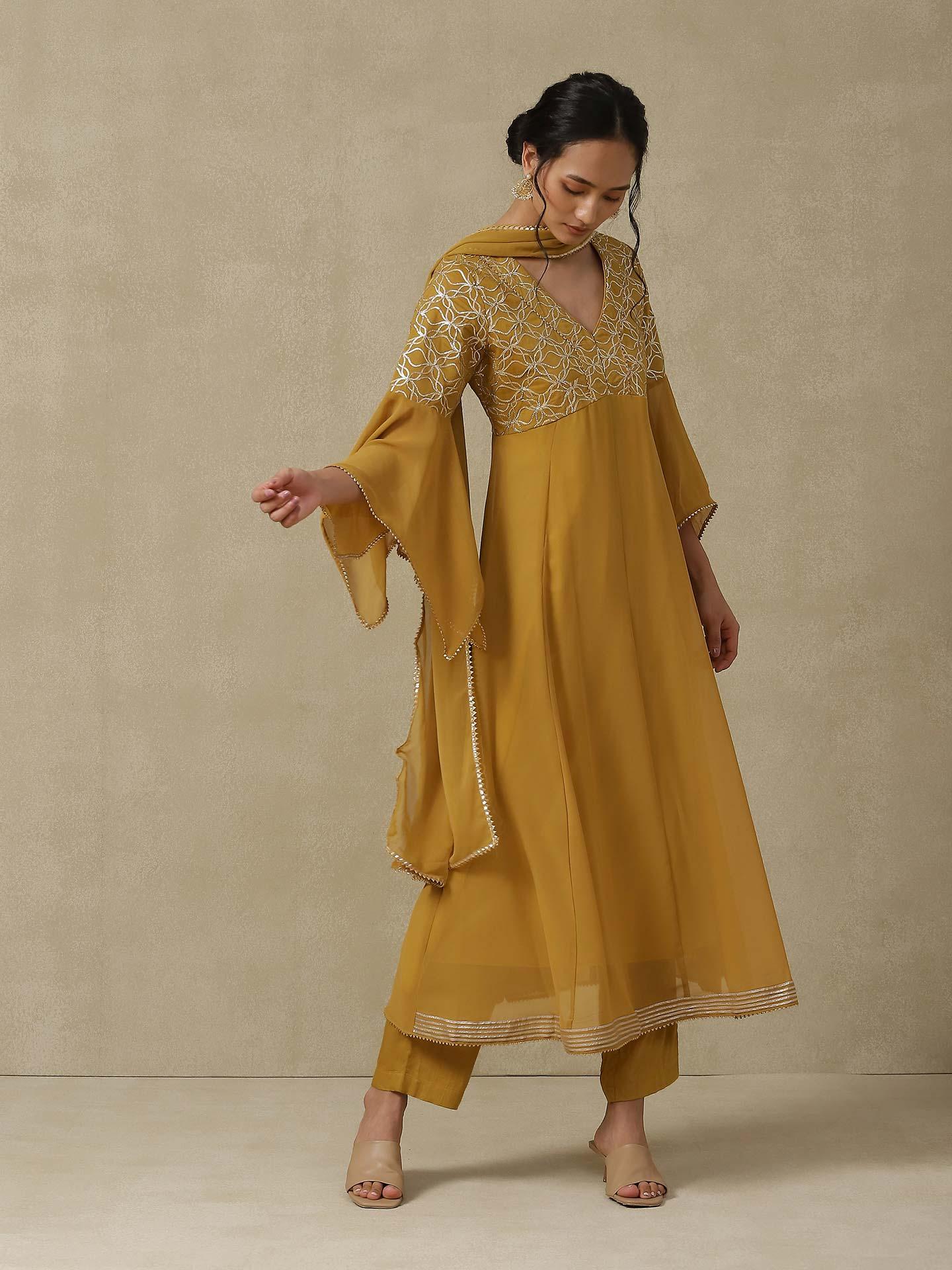 Mustard Aagaz Suit Set