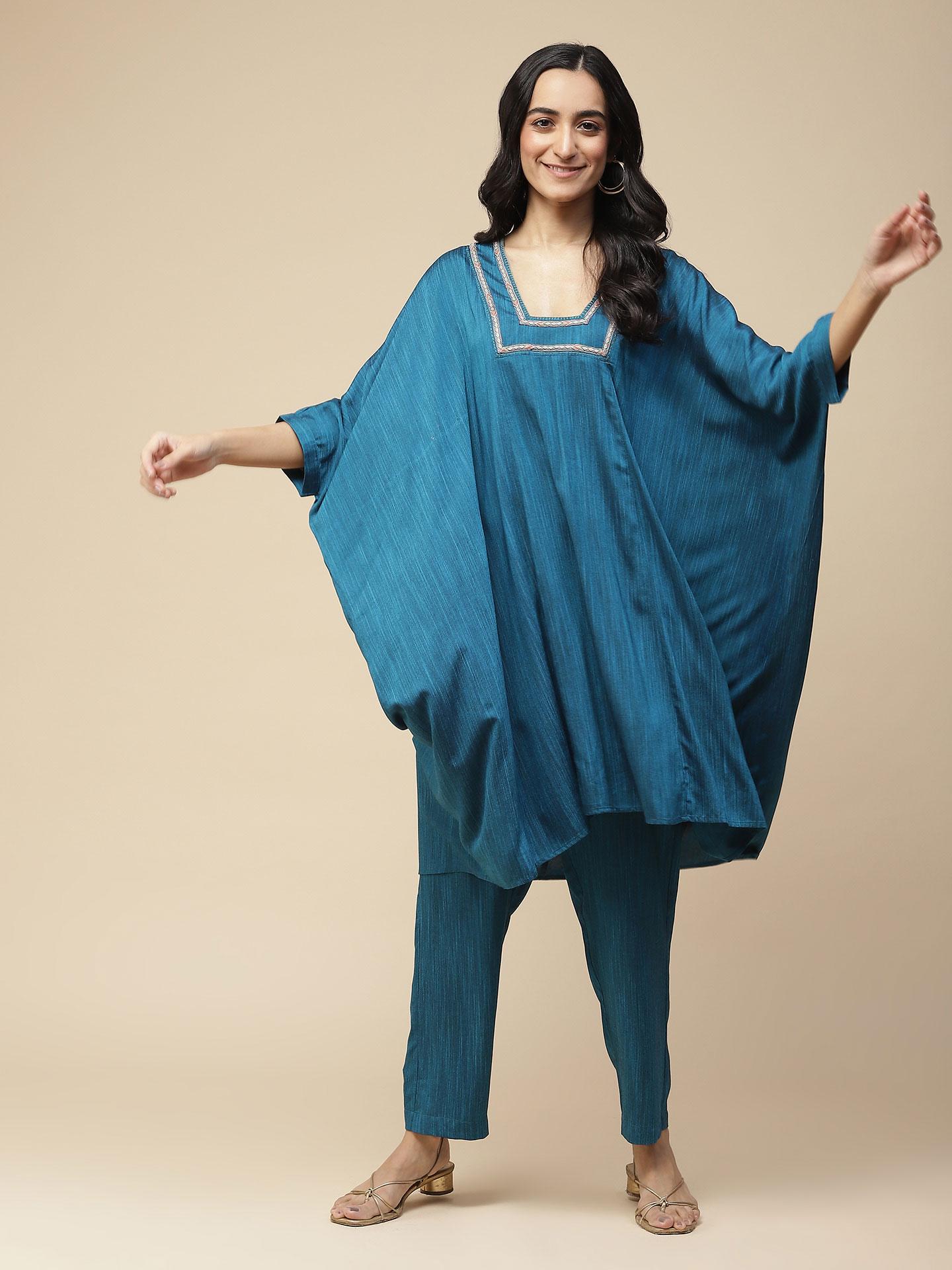 Blue Kimaya Kurta Set