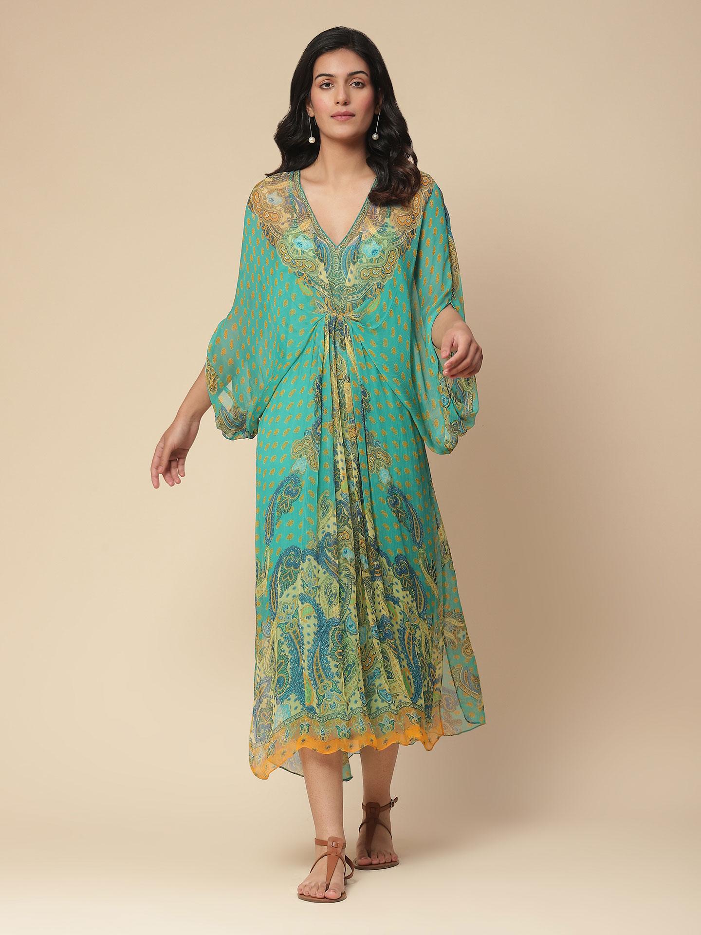 Aqua Della Kaftan Dress
