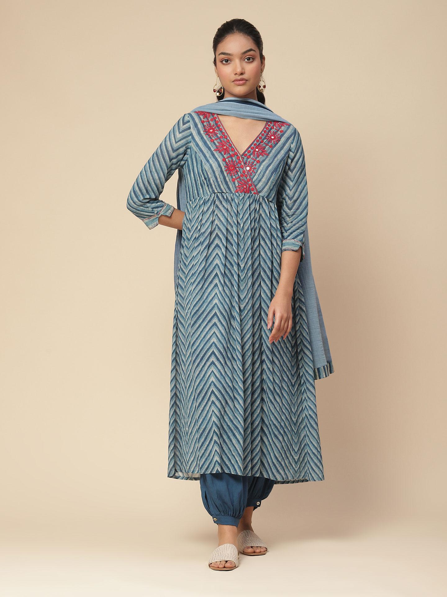 Blue Ramani Suit Set