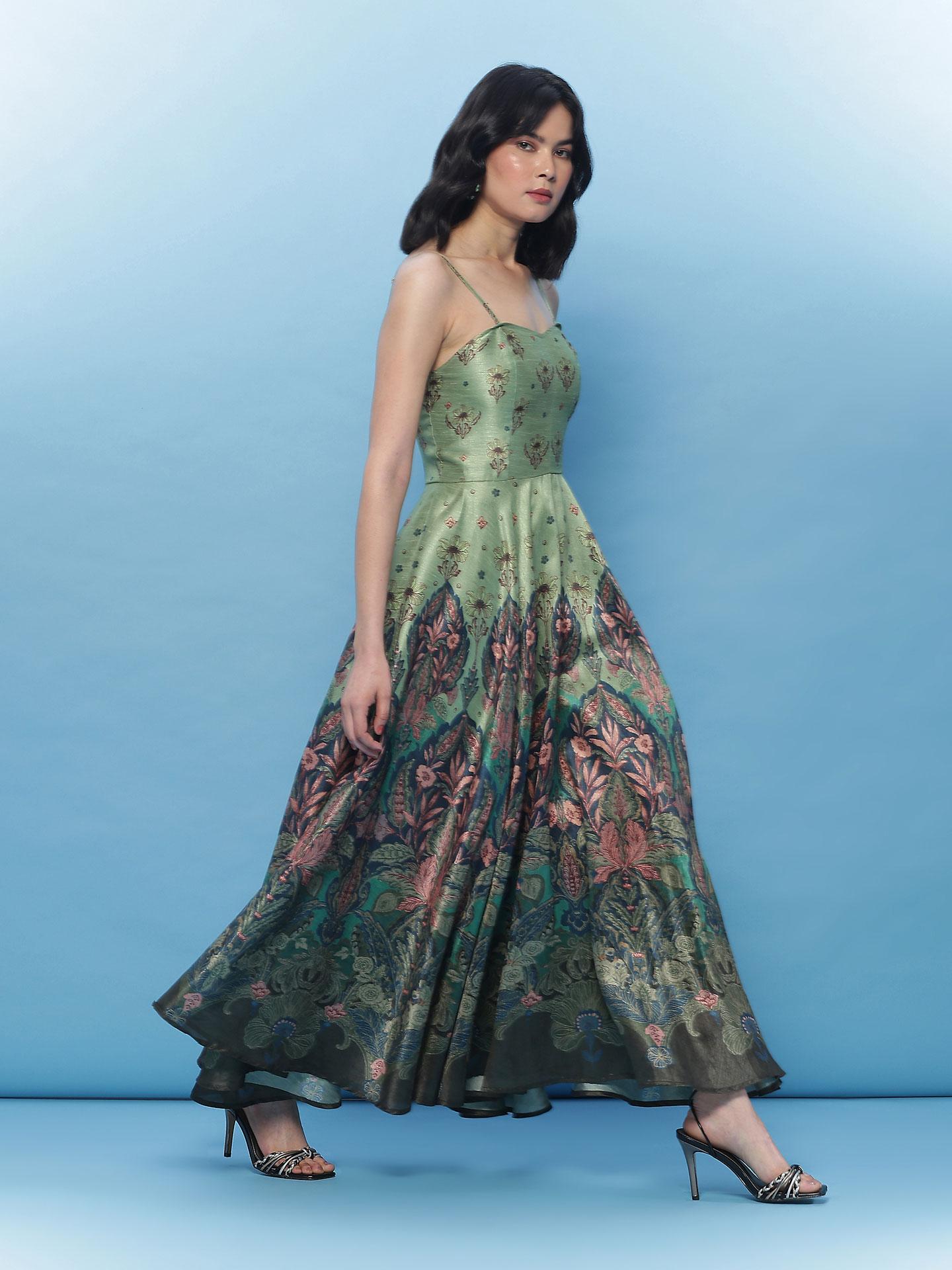 herlipto paddington long dress 2022 ink