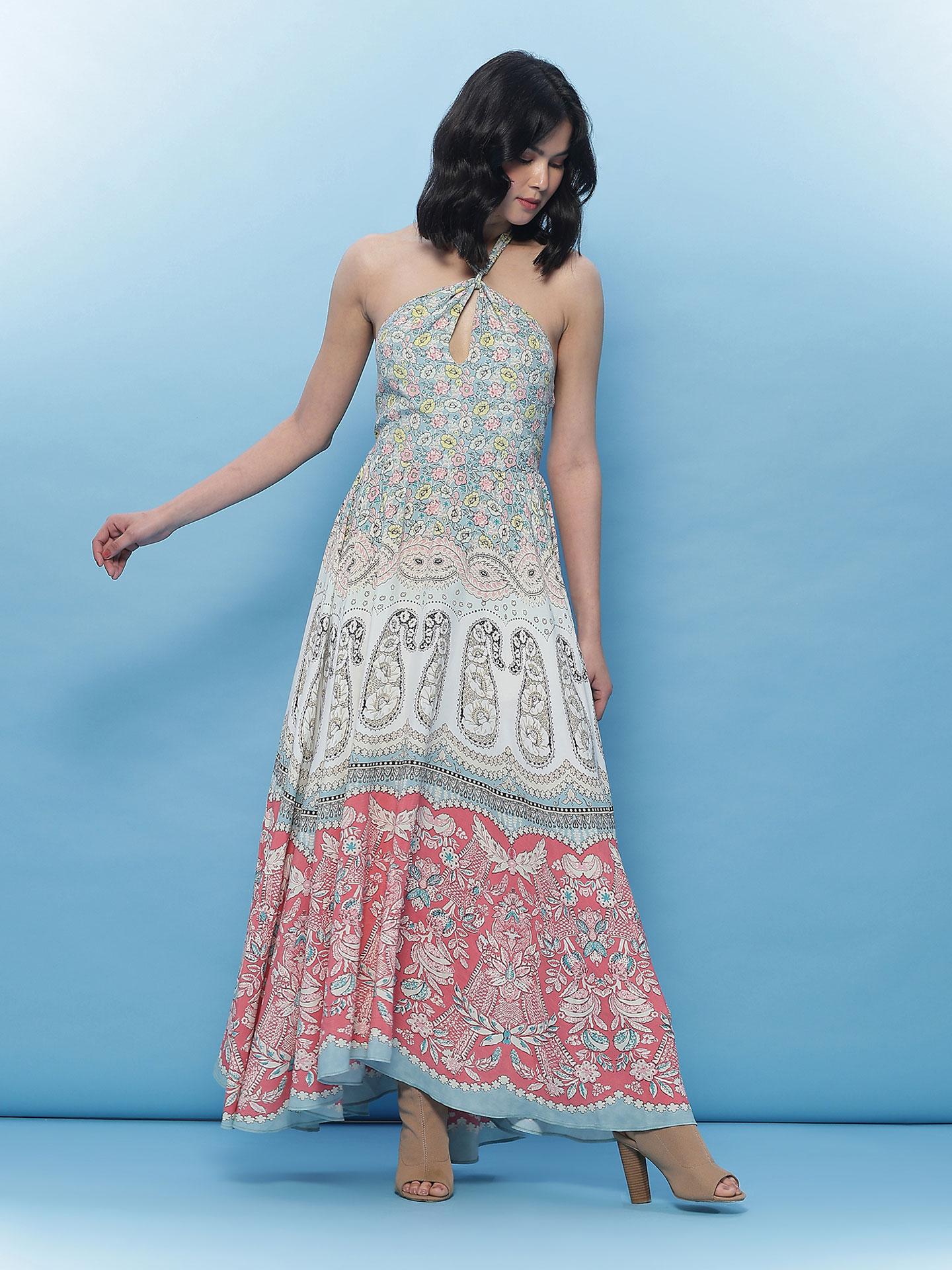 Ecru Astra Long Dress