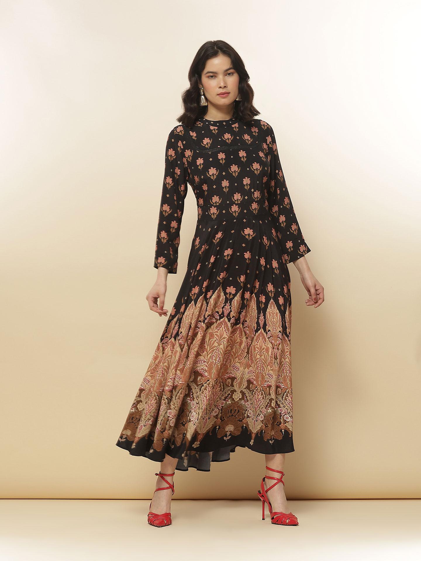 Black Francesca Long Dress