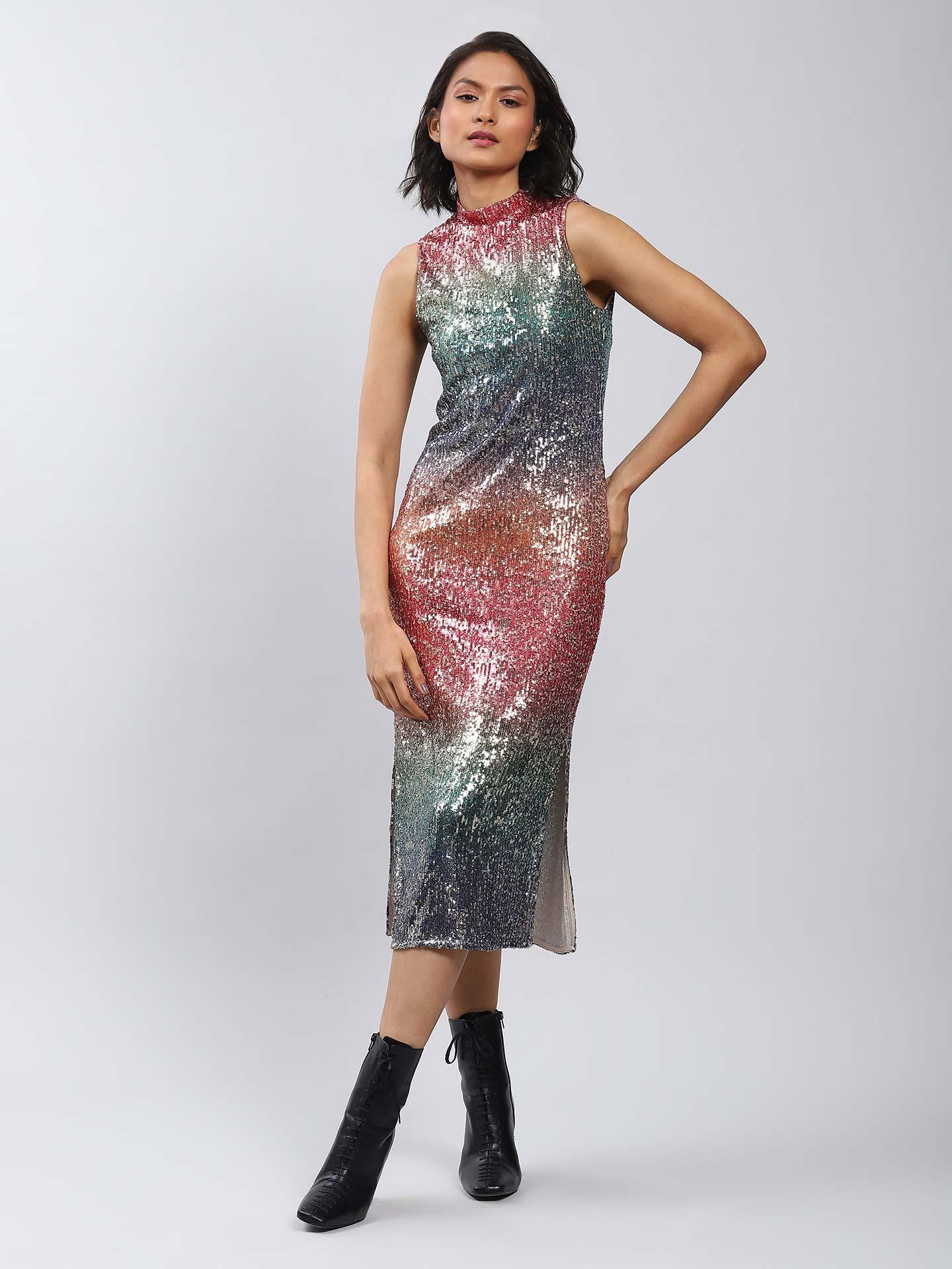 Multi Antalya Shift Dress