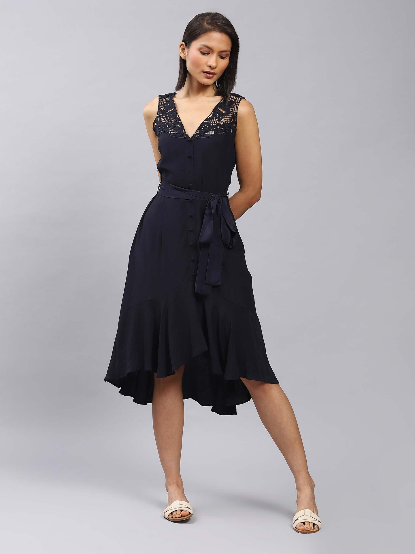Navy Aliana Dress