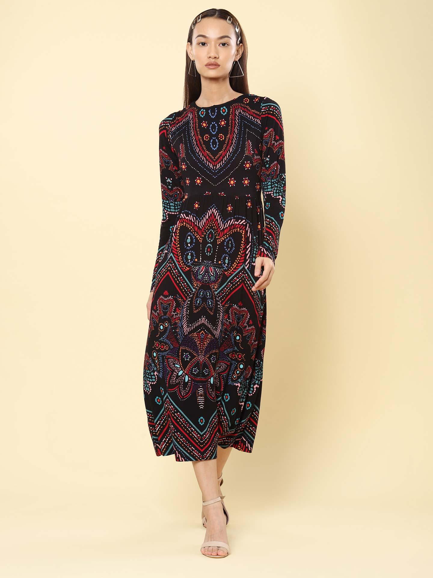 Black Catherine Shift Dress