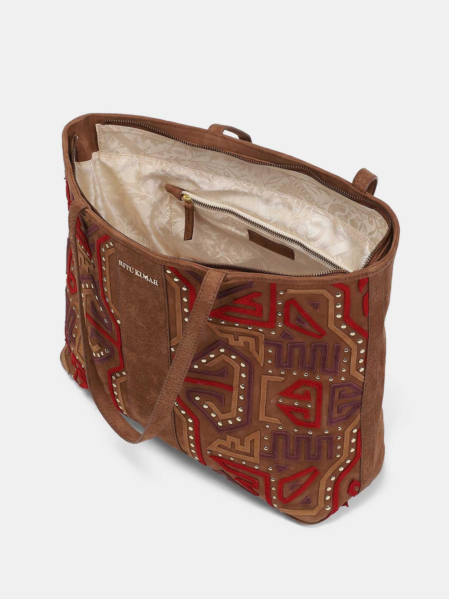 Tan Imaan Tote Bag