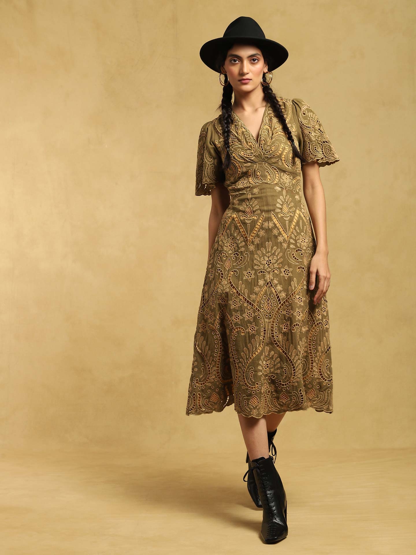 Olive Meadow Summer Dress With Pockets main image 1