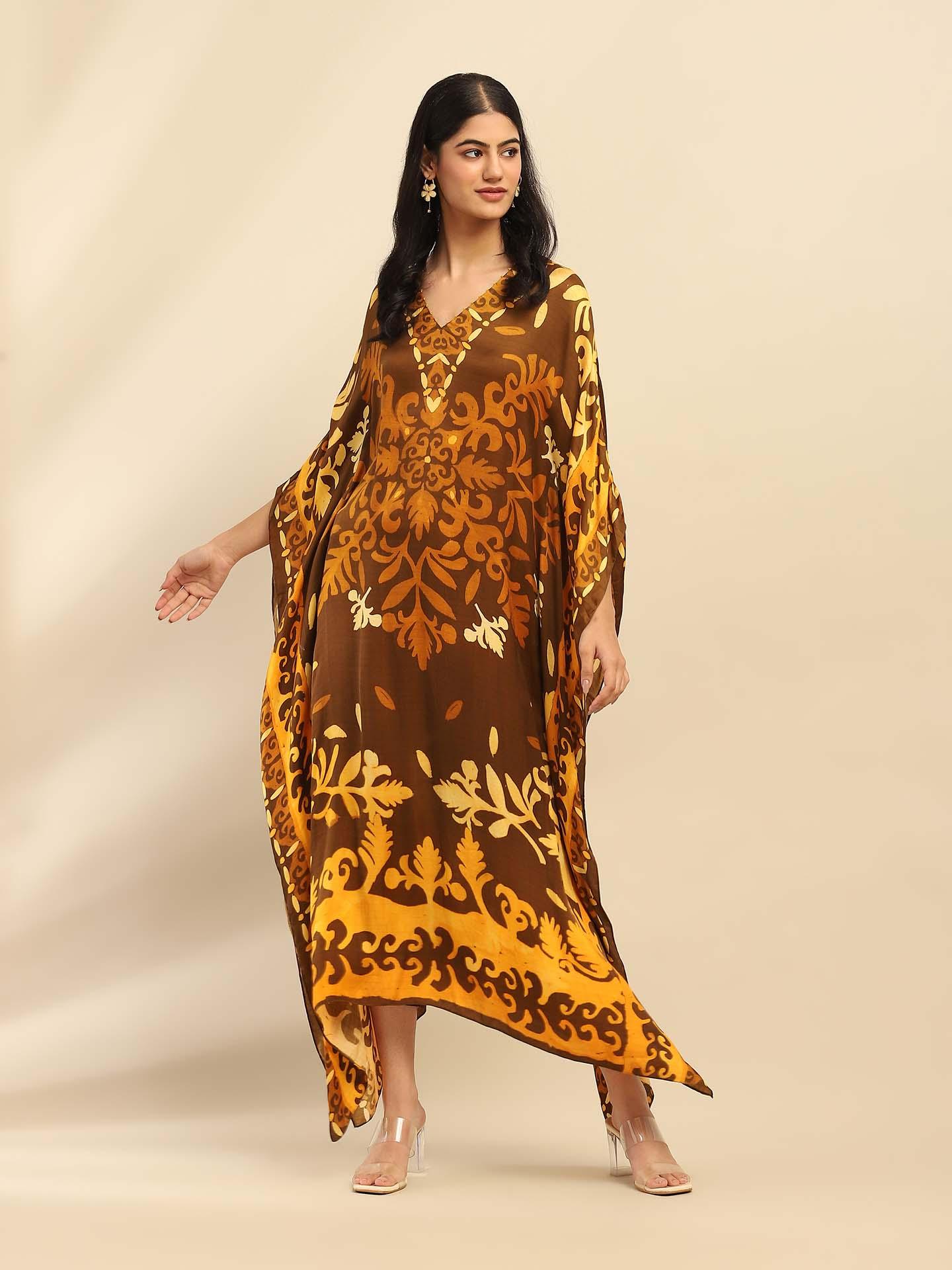 Brown Maple Kaftan