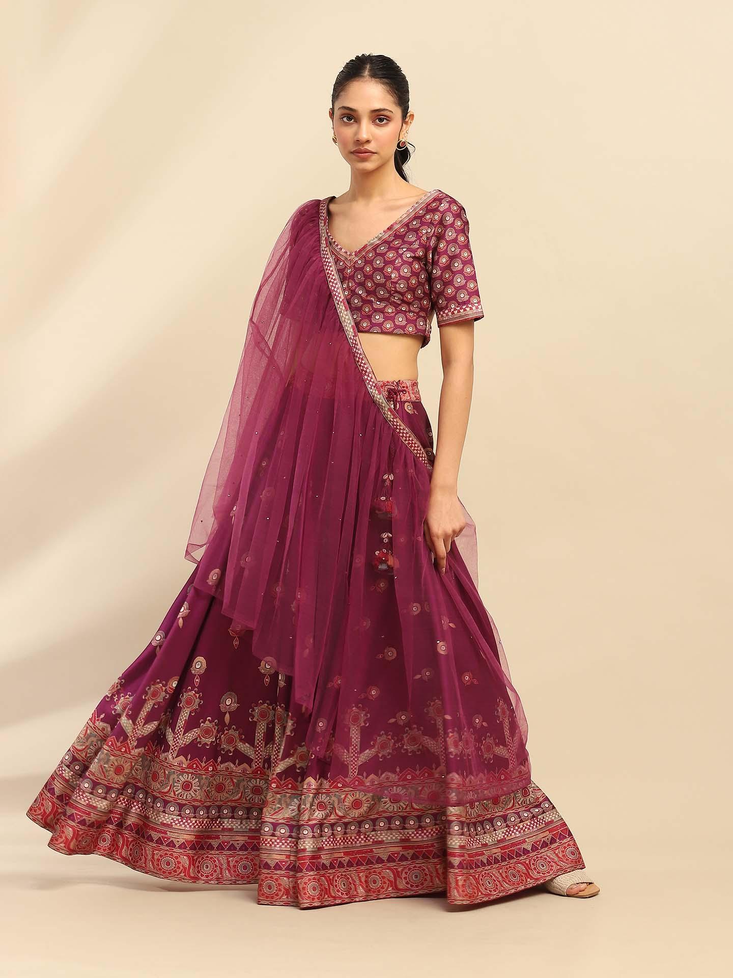 Pink Tanishqa Lehenga Set