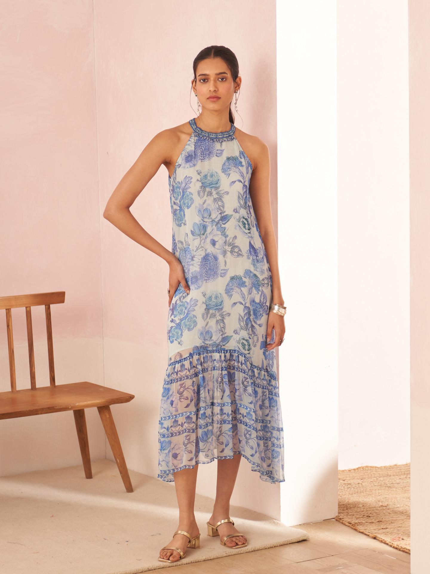 Blue Beli Long Dress