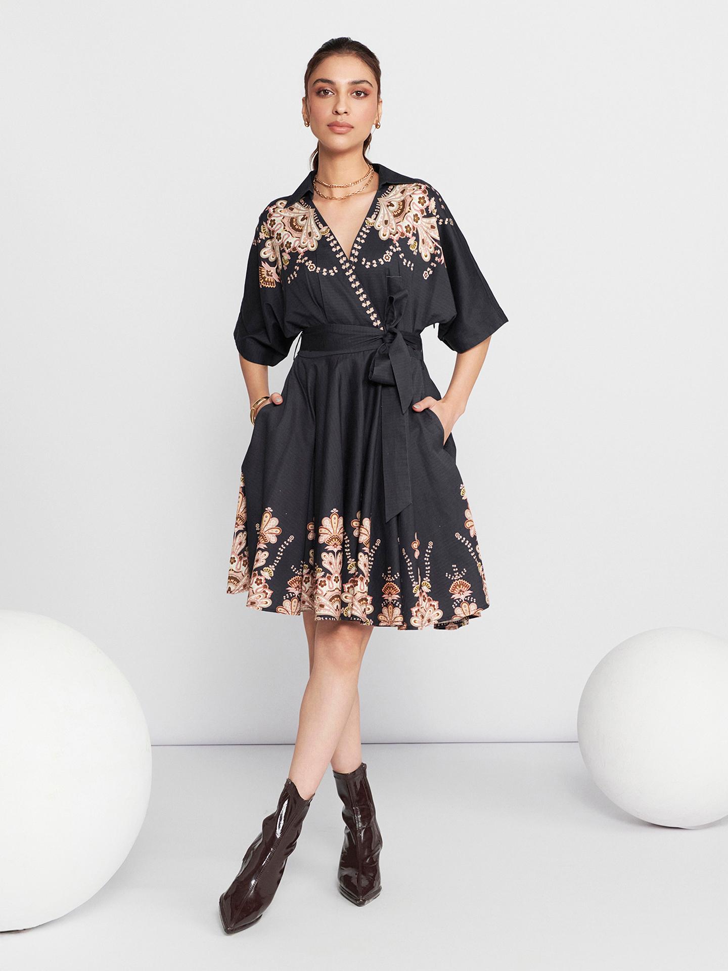 Black Chleodora Short Dress
