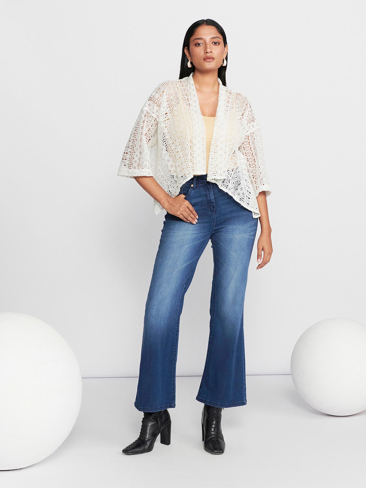 Ivory Fashion Flair Shrug