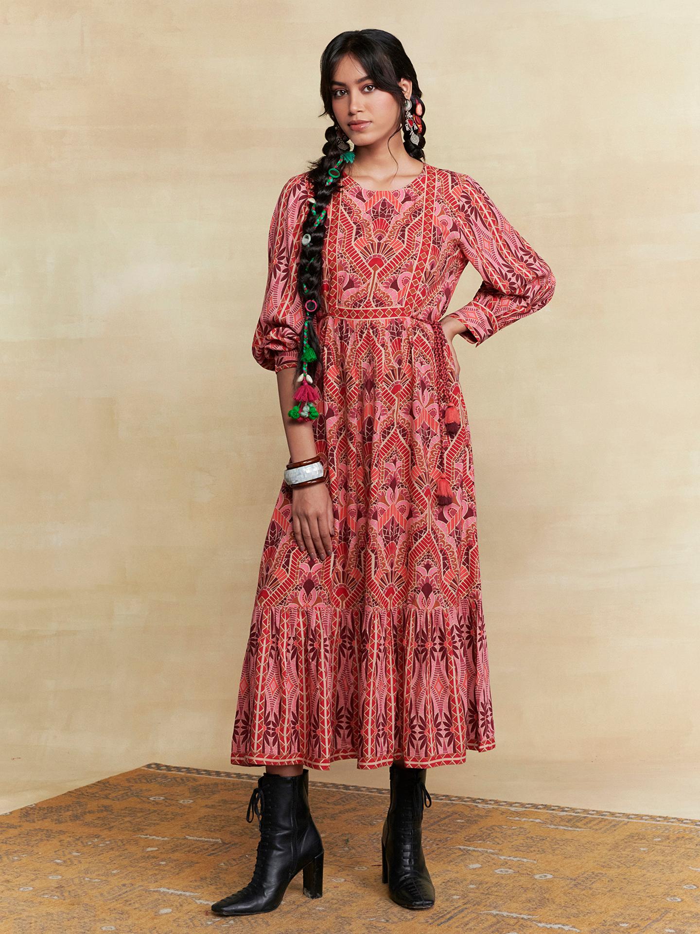 Coral Izmir Long Dress